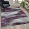 Flash Furniture Purple 5x7 Abstract Area Rug ACD-RGTRZ863-57-PU-GG - alternate 1